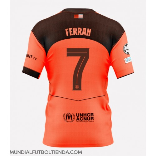 Camiseta Barcelona Ferran Torres #7 Tercera Equipación Replica 2025-26 mangas cortas